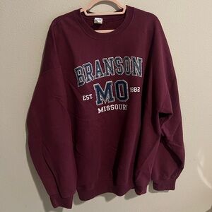 Gildan Burgundy Crewneck Sweater